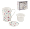Taza tisana mariposa