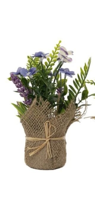 Planta artificial maceta yute