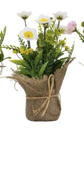 Planta artificial maceta yute
